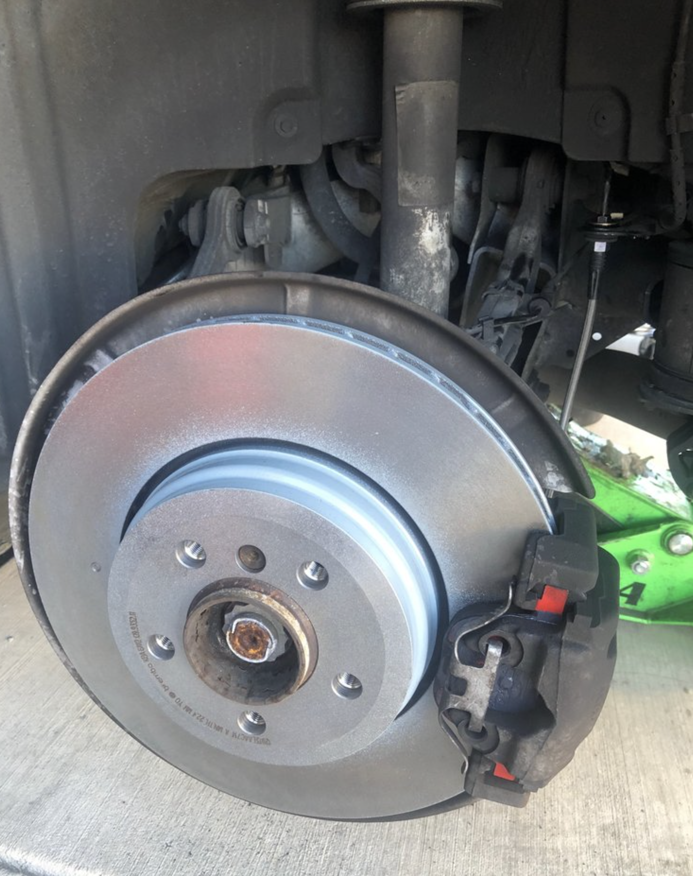 this image shows brake repair in Bellevue, WA